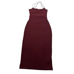 T Alexander Wang Midi Dress in Maroon